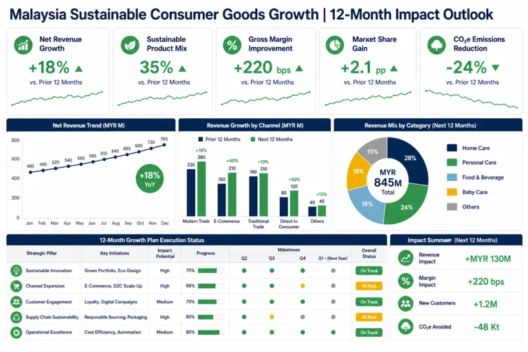 Dashboard — Evolving Consumer Preferences: The Rise of Sustainable Consumer Goods in Malaysia