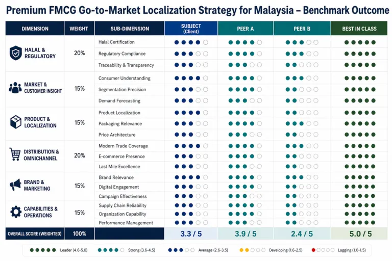 Benchmark — Premium FMCG Brand Localization Strategy in Malaysia