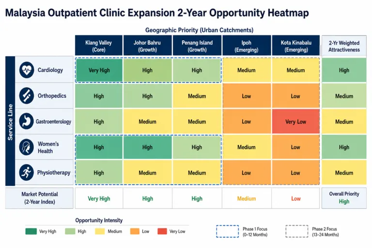 Heatmap — Private Specialty Clinic Expansion Strategy in Malaysia