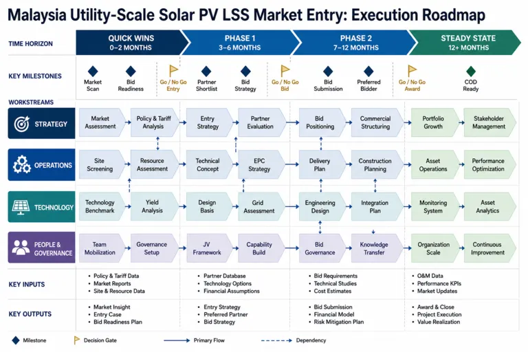 Roadmap — Utility-Scale Solar PV Market Entry in Malaysia