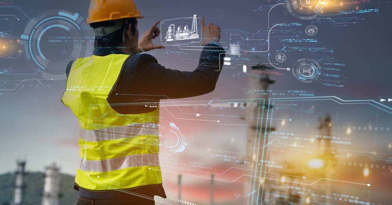 Malaysia Digital Construction Innovations: Infographic highlighting Malaysia's digital technology use: average 6.9 technologies, 23% investment, benefits, and barriers listed.